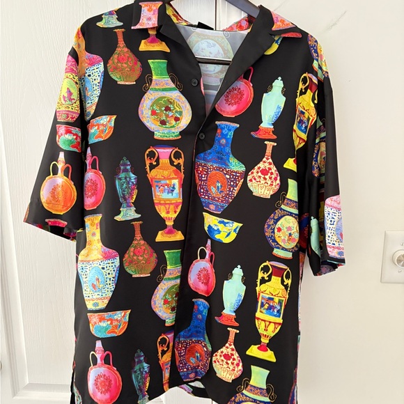 Versace Seven Vessels Vase Design Shirt